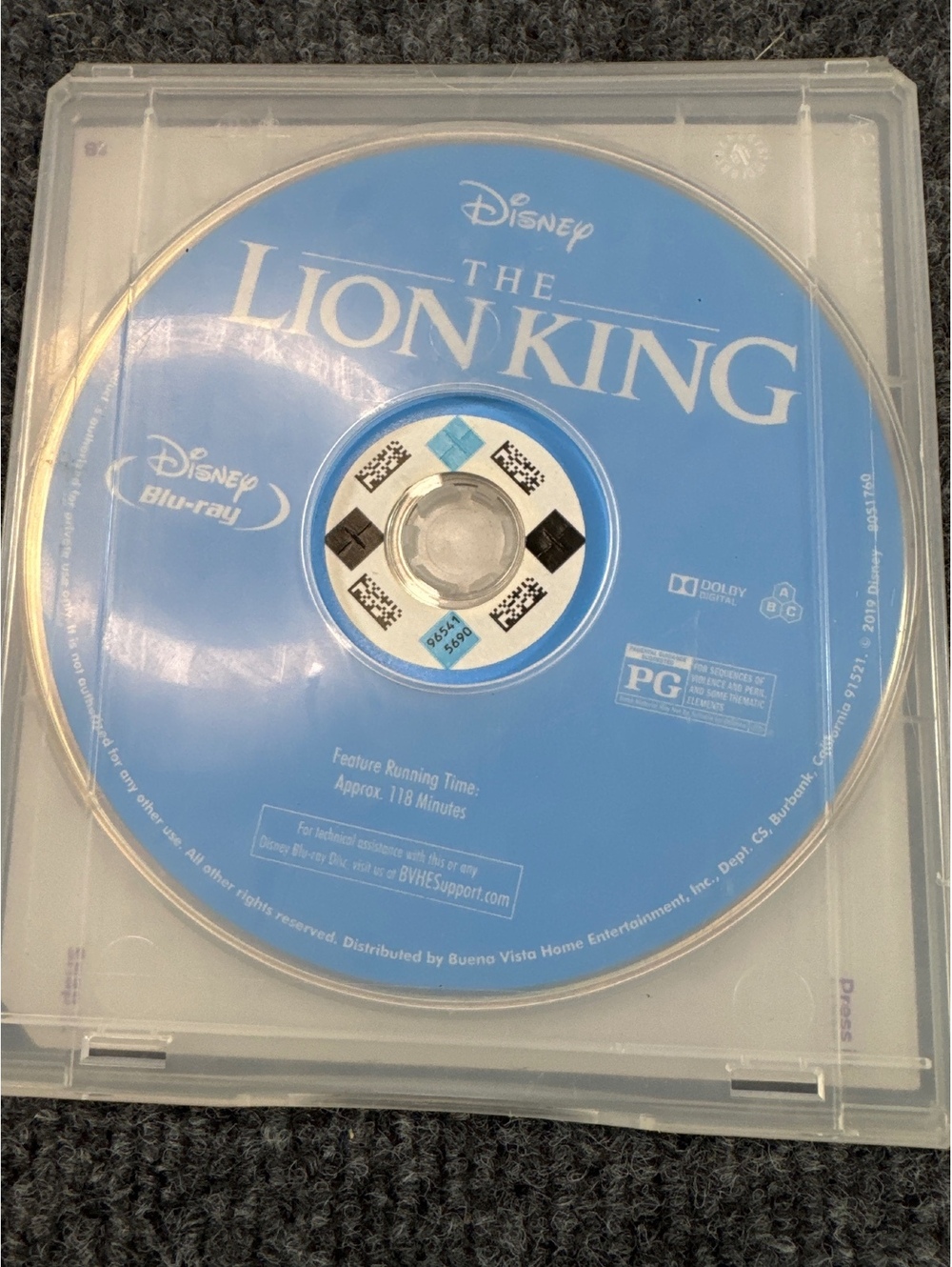 The Lion King Blu-ray Disc
